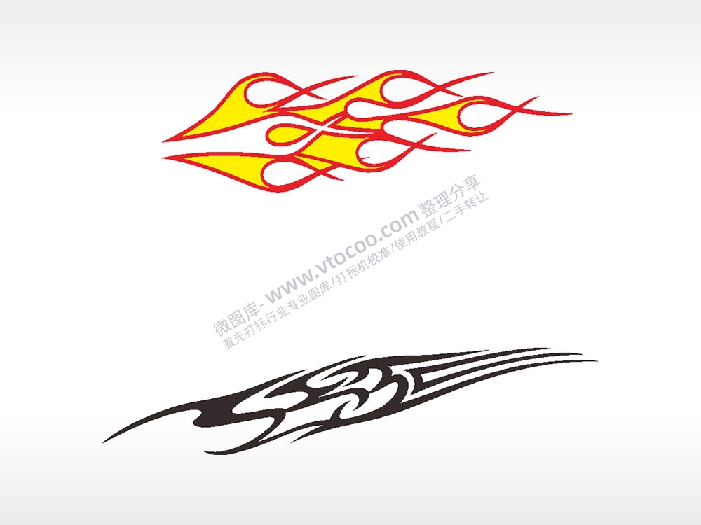 线条涂鸦形状汽车贴花卡通名图精品车贴精选