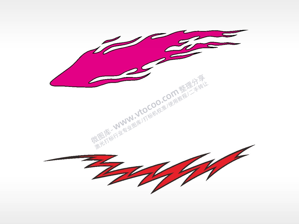 火纹汽车贴花名图精品车贴精选AI8.0格式激光打标文件通用矢量图