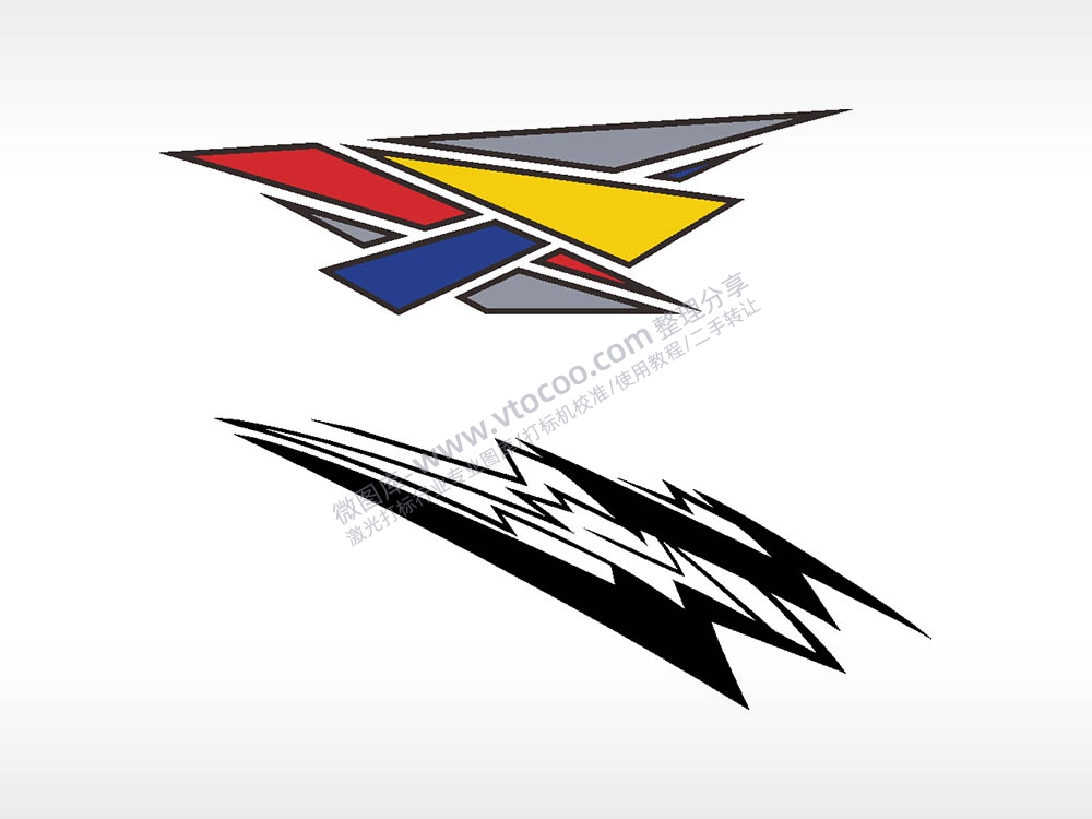 涂鸦形状汽车贴花卡通名图精品车贴精选