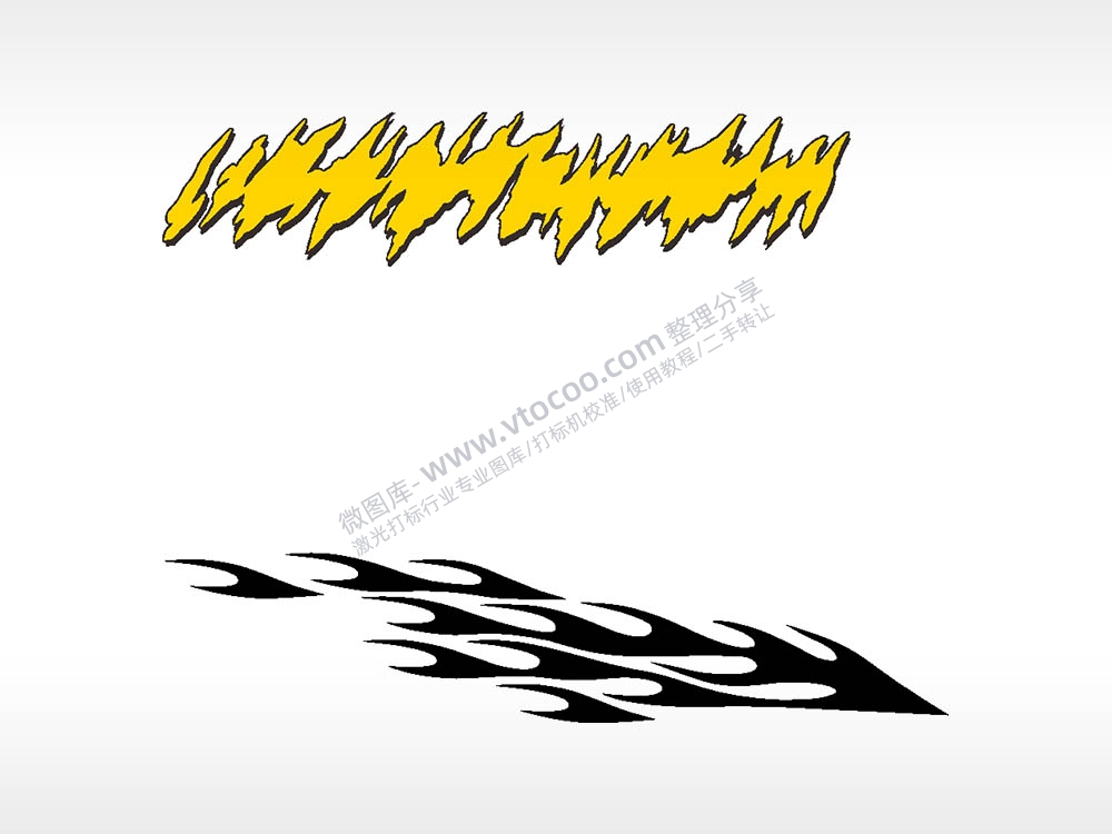 涂鸦汽车贴花名图精品车贴精选AI8.0格式激光打标文件通用矢量图