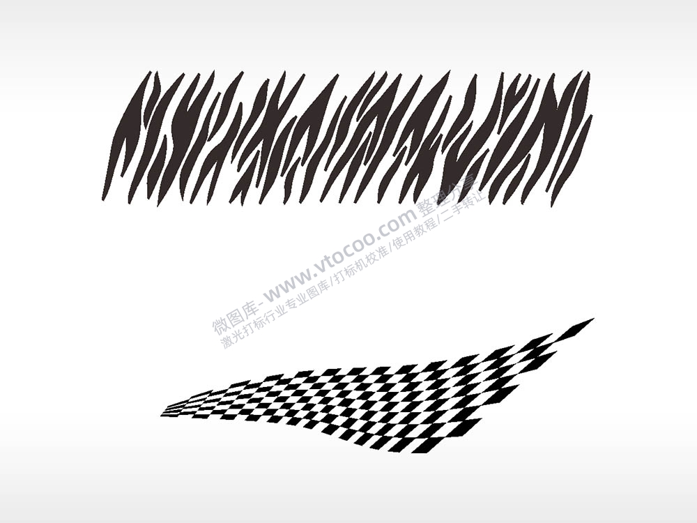 线条汽车贴花名图精品车贴精选AI8.0格式激光打标文件通用矢量图