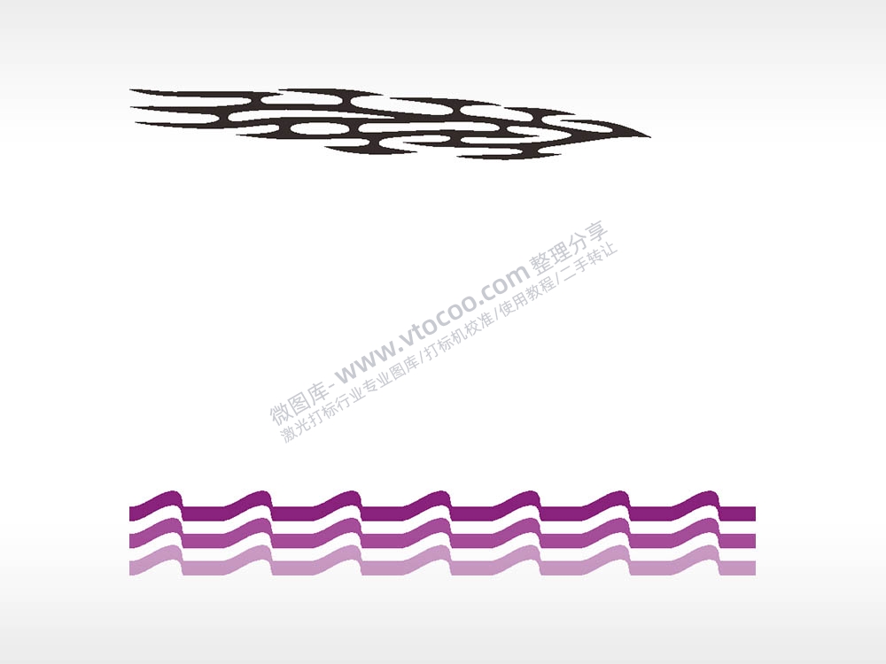 汽车贴花卡通名图精品车贴精选AI8.0格式激光打标文件通用矢量图