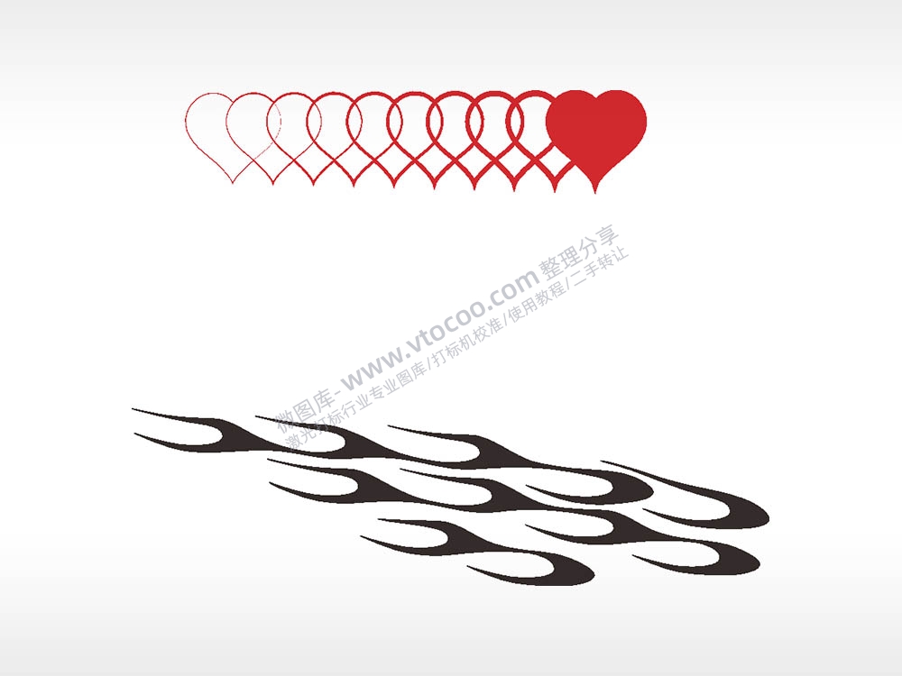 爱心汽车贴花卡通名图精品车贴精选