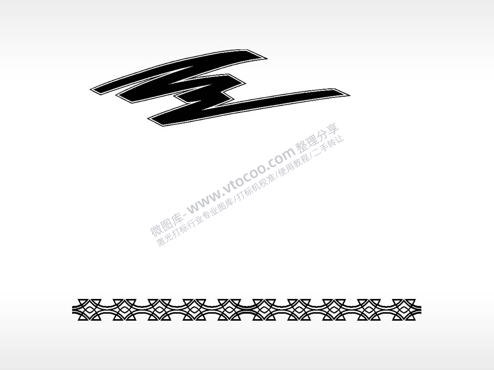 涂鸦贴花卡通名图精品车贴精选AI8.0格式激光打标文件通用矢量图