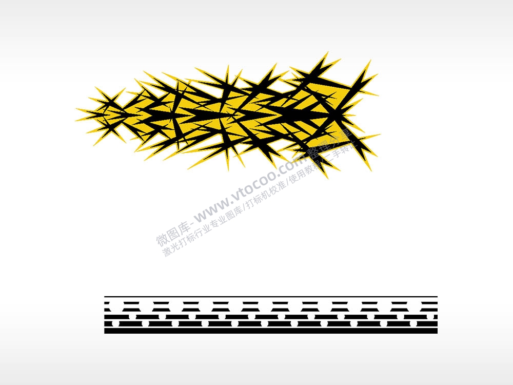 汽车贴花卡通名图精品车贴精选AI8.0格式激光打标文件通用矢量图