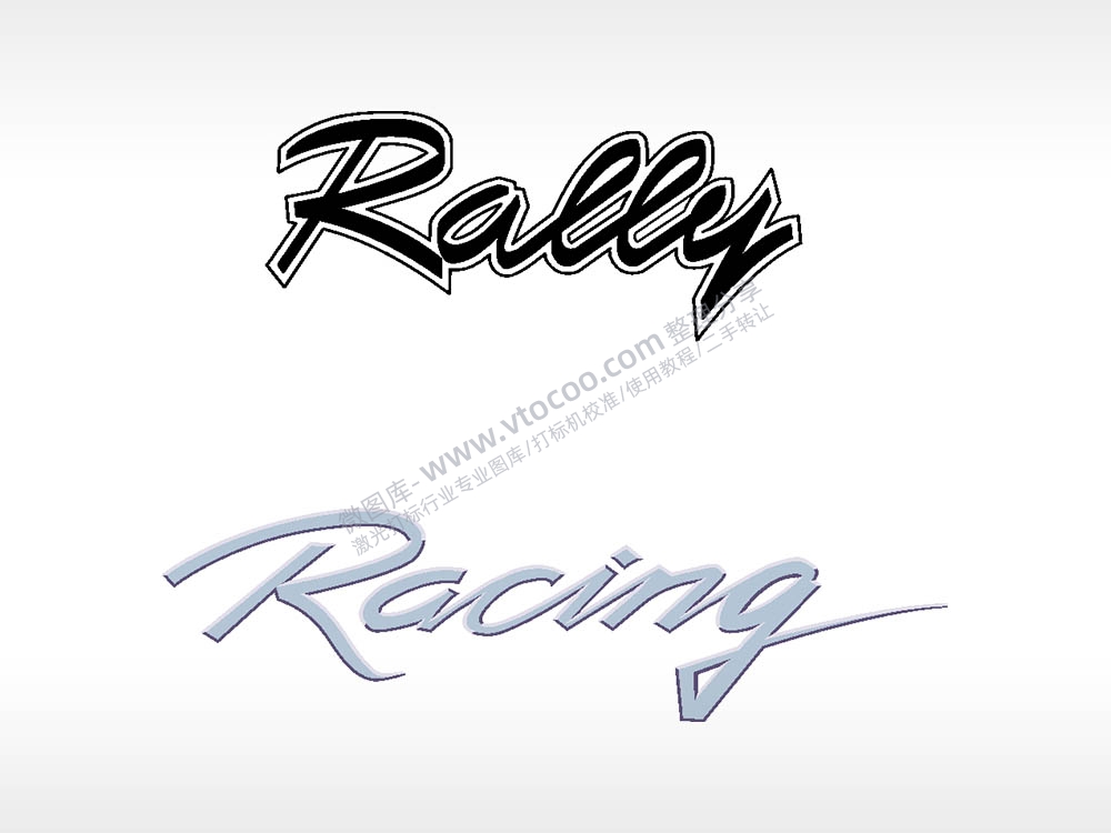 Rally RACING汽车贴花卡通名图精品车贴精选