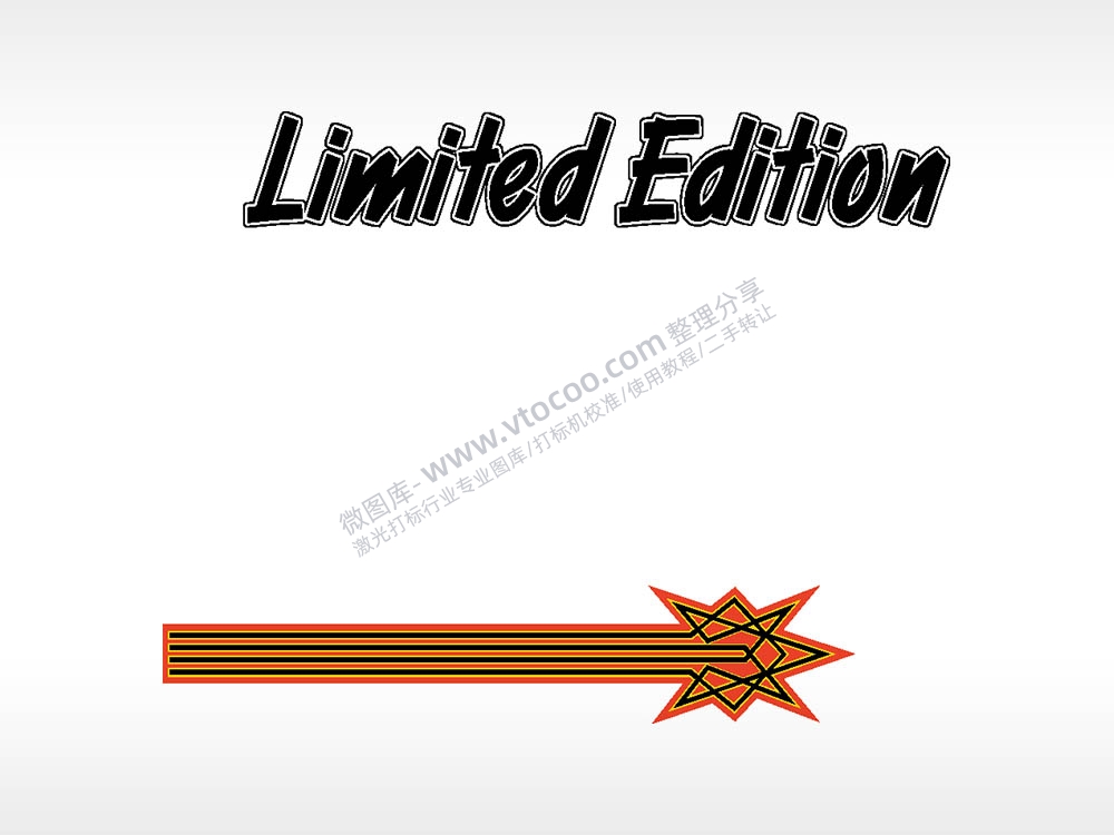 Limited Edition卡通名图精品车贴精选线条涂鸦形状