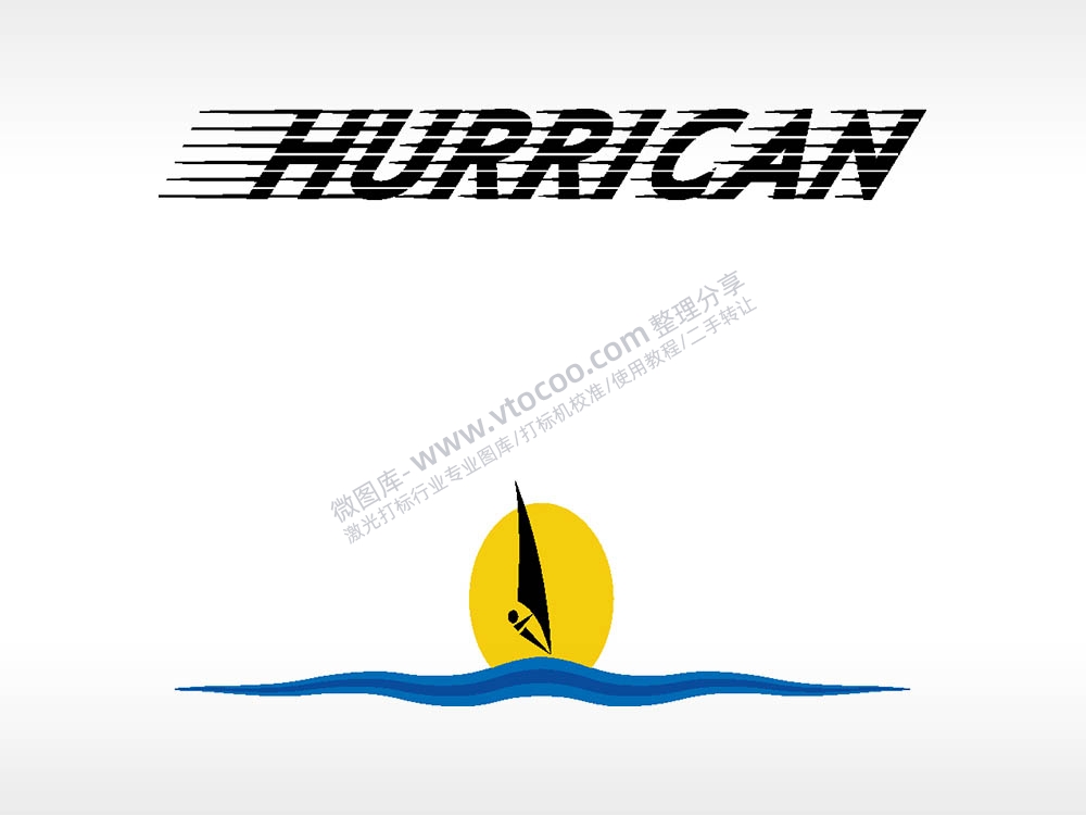 帆船太阳海汽车贴花精品车贴精选AI8.0格式激光打标文件通用矢量图