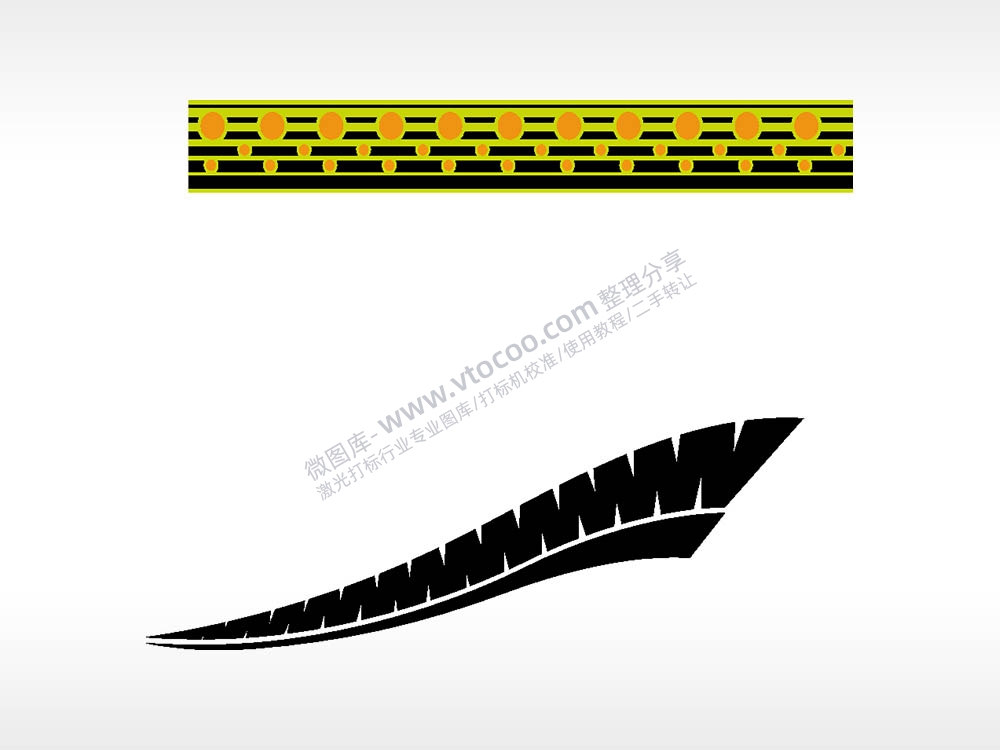 轨道痕卡通名图精品车贴精选AI8.0格式激光打标文件通用矢量图