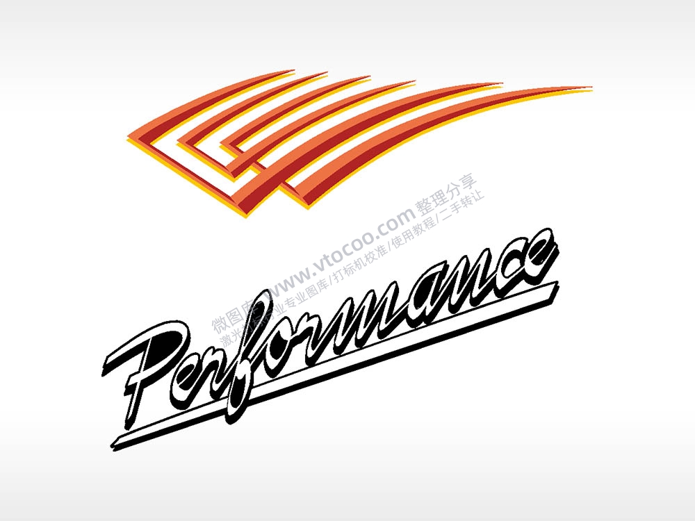 艺术线条英文汽车贴花精品车贴精选AI8.0格式激光打标文件通用矢量图