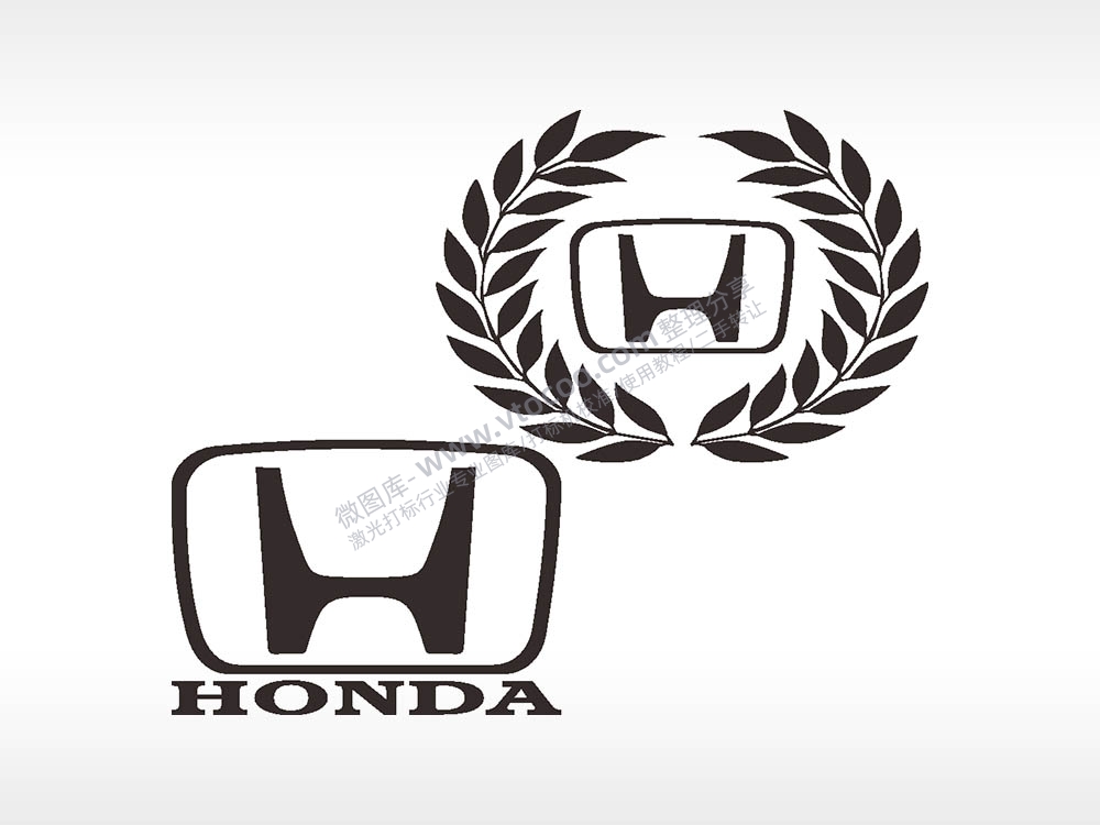 本田HONDA汽车贴花卡通名图精品车贴精选