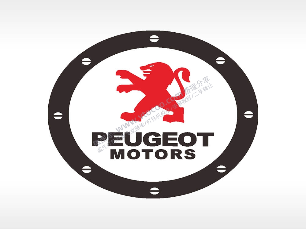 标志logoPEUGEOT MOTORS汽车贴花卡通名图精品车贴精选