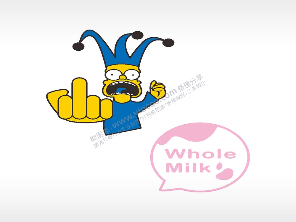 巴特辛普森WholeMilk汽车贴花卡通名图精品车贴精选