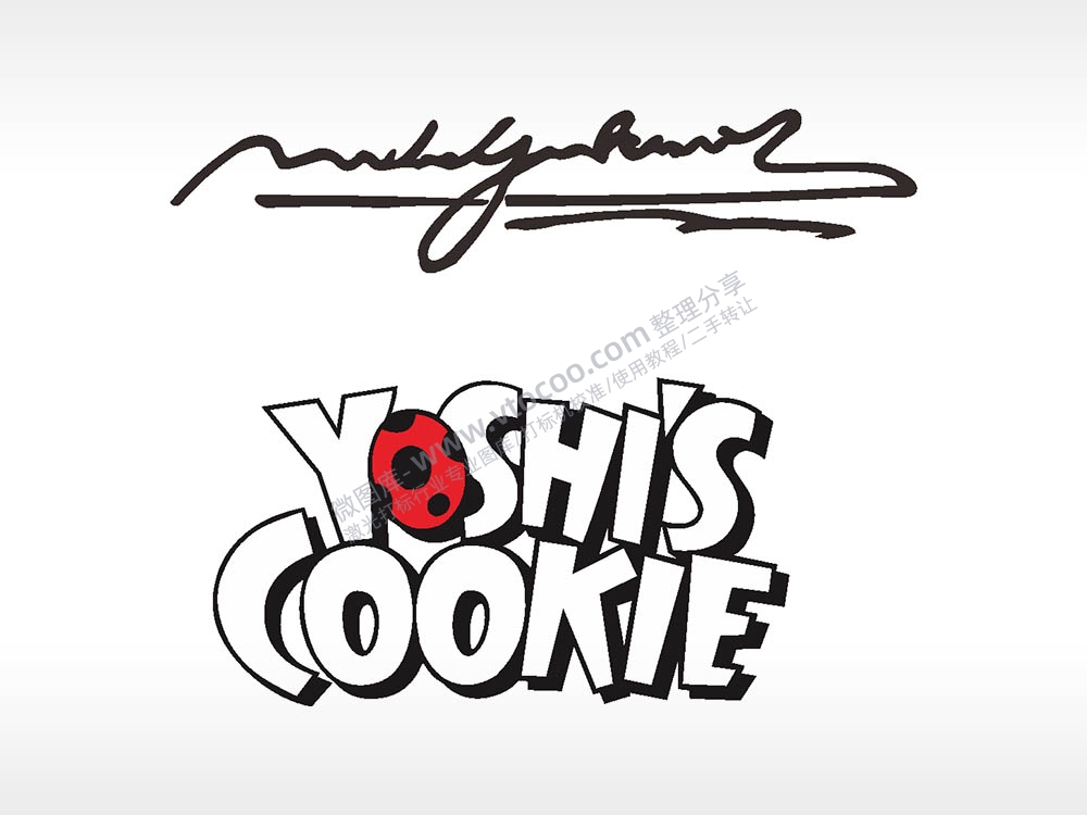 线条YOSHIS汽车贴花精品车贴精选AI8.0格式激光打标文件通用矢量图