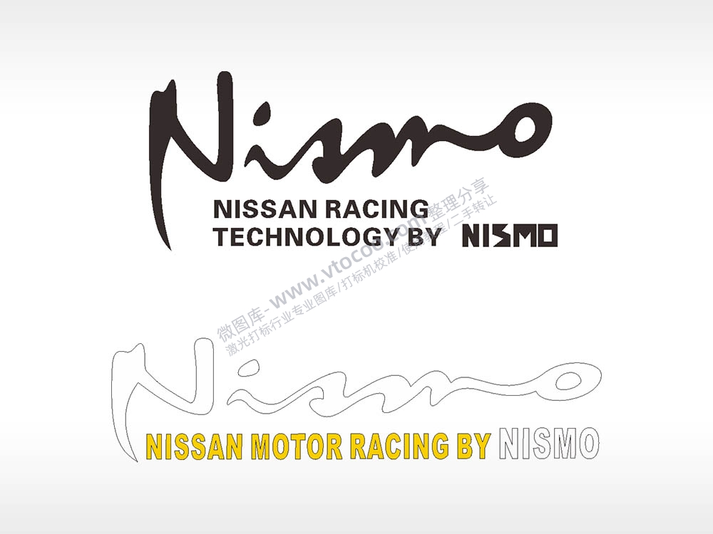NISSAN MOTOR艺术字汽车贴花卡通名图精品车贴精选