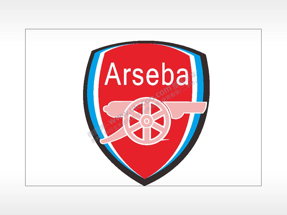 阿森纳队徽汽车贴花卡通名图精品车贴精选