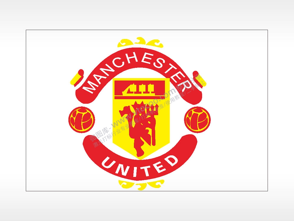 曼联足球队汽车贴花卡通名图精品车贴精选