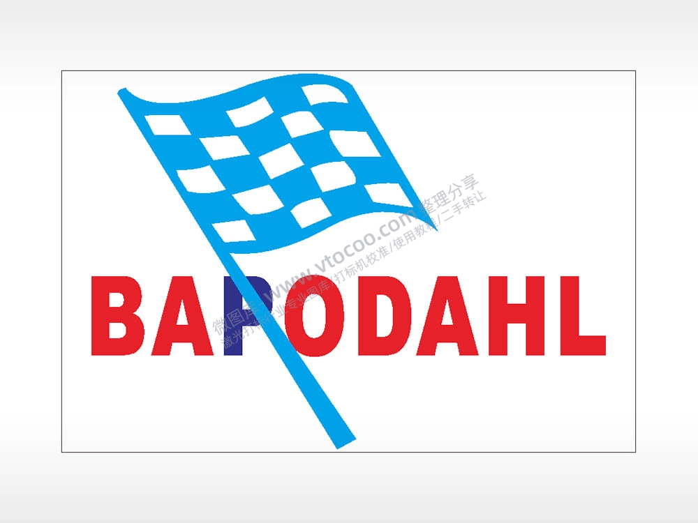 BAPODAHL比赛旗帜汽车贴花卡通名图精品车贴精选