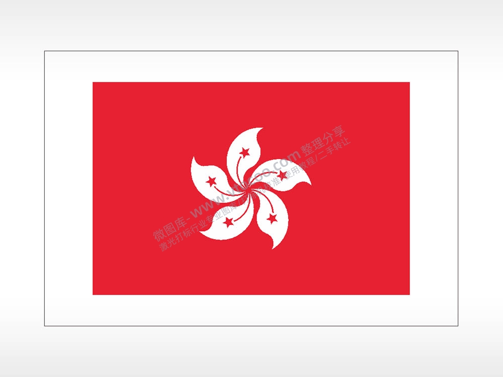 香港紫荆花旗汽车贴花精品车贴精选