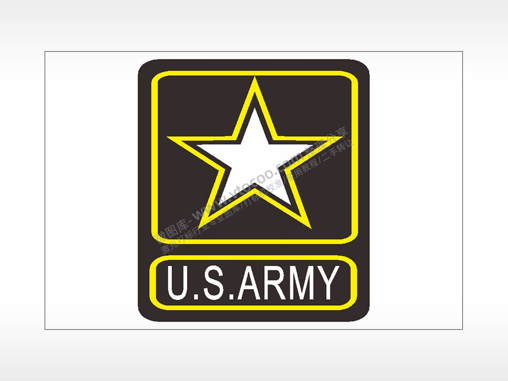 USABMY美国陆军标志汽车贴花精品车贴精选