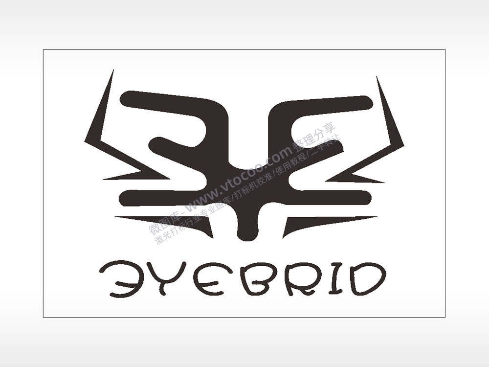 图腾汽车贴花精品车贴精选AI8.0格式激光打标文件通用矢量图