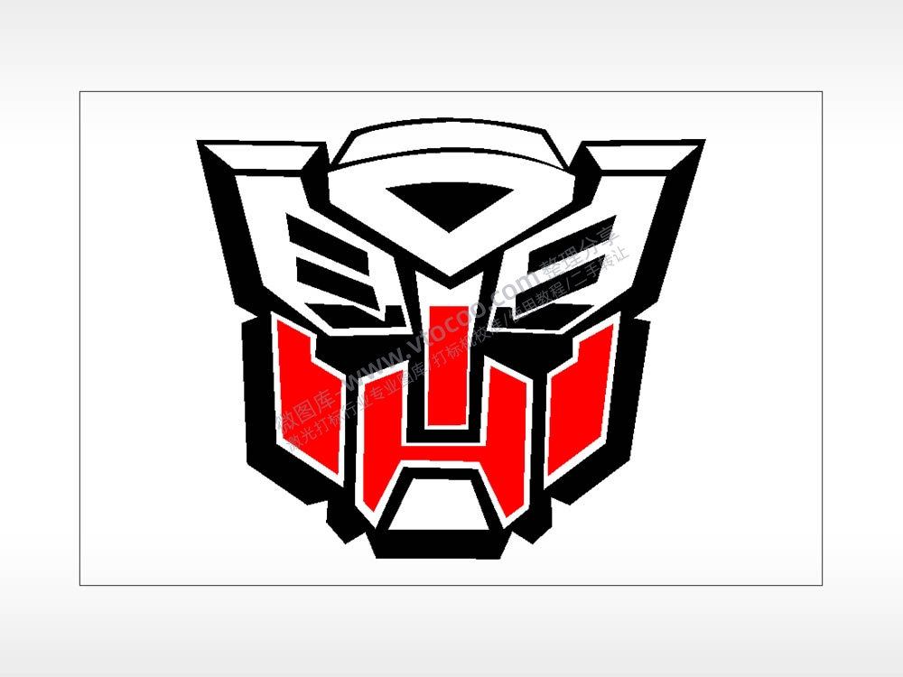 变形金刚7卡通名图精品车贴精选AI8.0格式激光打标文件通用矢量图