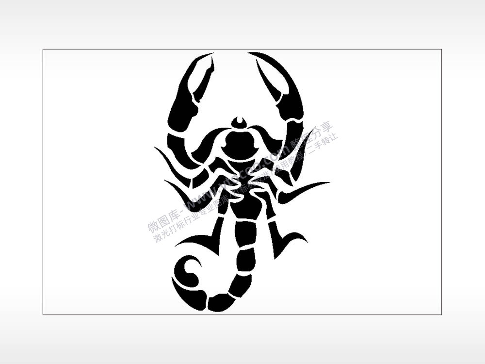 蝎子女王汽车贴花卡通名图精品车贴精选