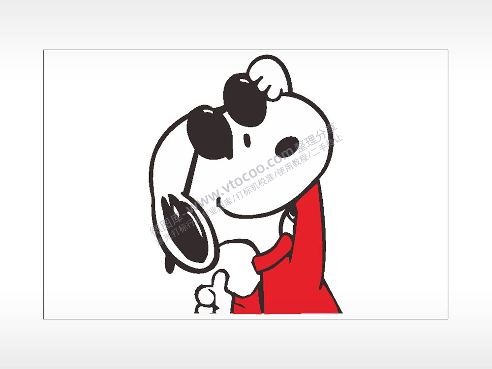 仰望史努比卡通汽车贴花卡通名图精品车贴精选