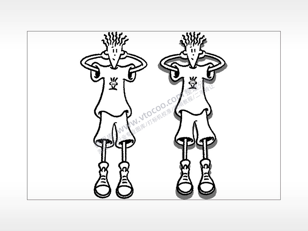 双胞胎七喜小子卡通汽车贴花卡通名图精品车贴精选