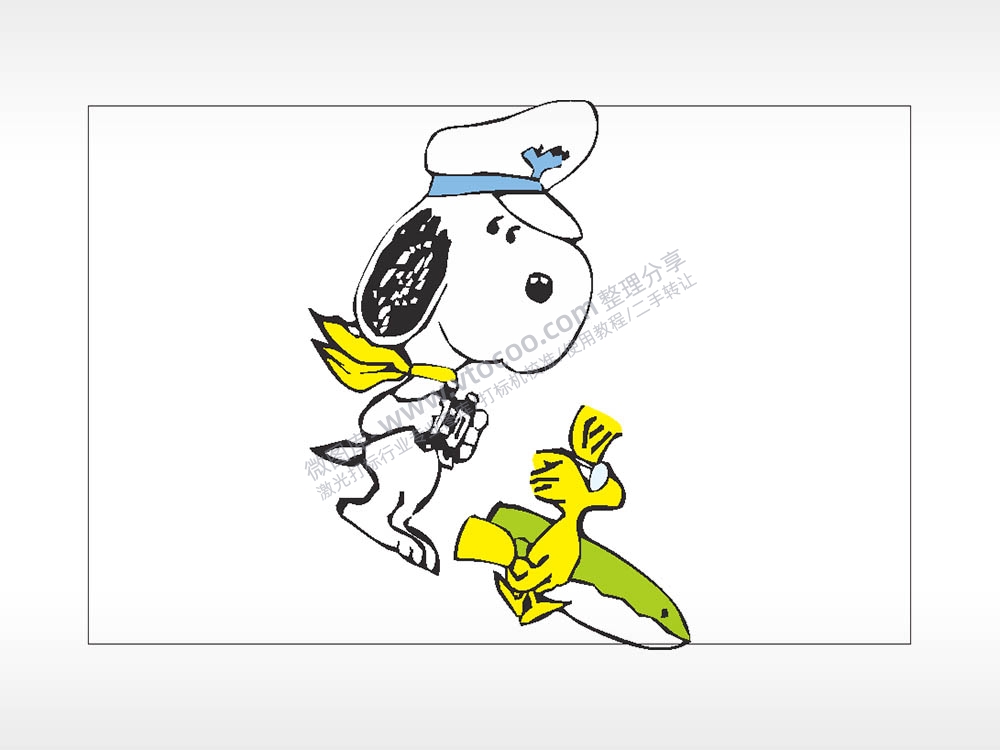 航海钓史努比snoopy卡通汽车贴花卡通名图精品车贴精选