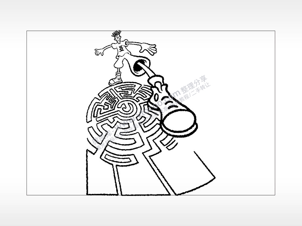 迷宫七喜小子卡通汽车贴花卡通名图精品车贴精选