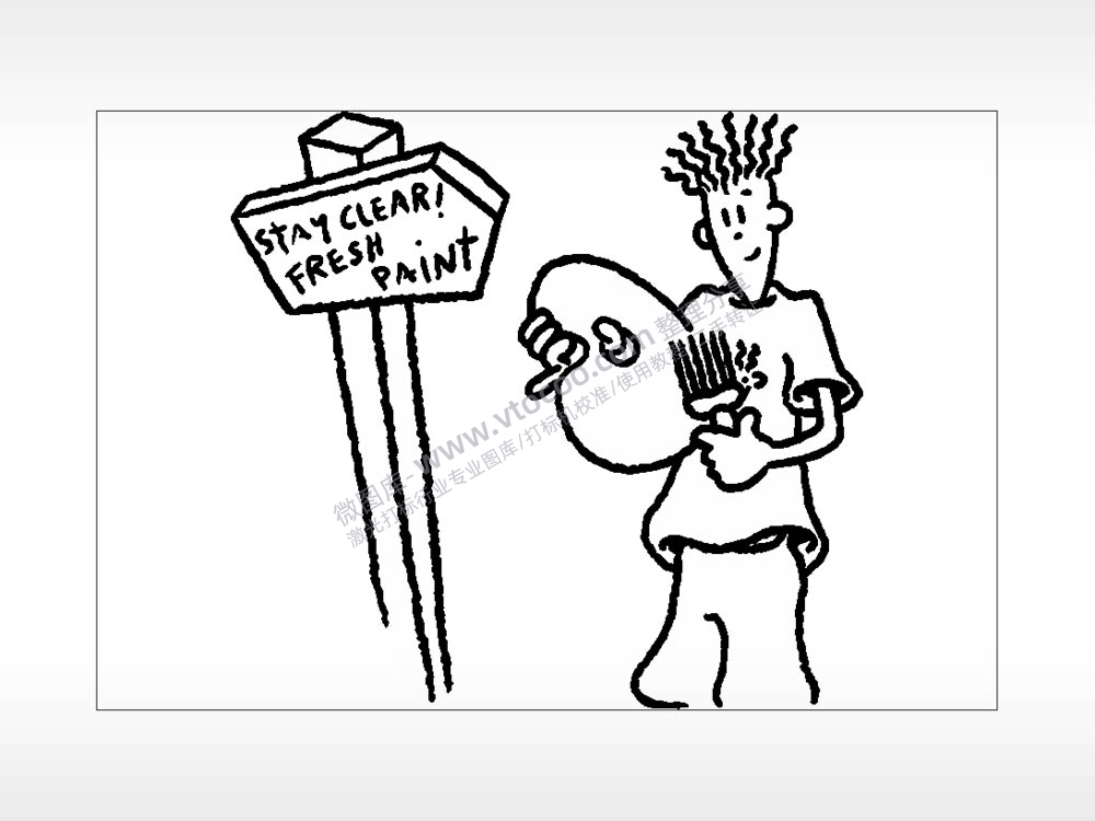 画家七喜小子卡通汽车贴花卡通名图精品车贴精选