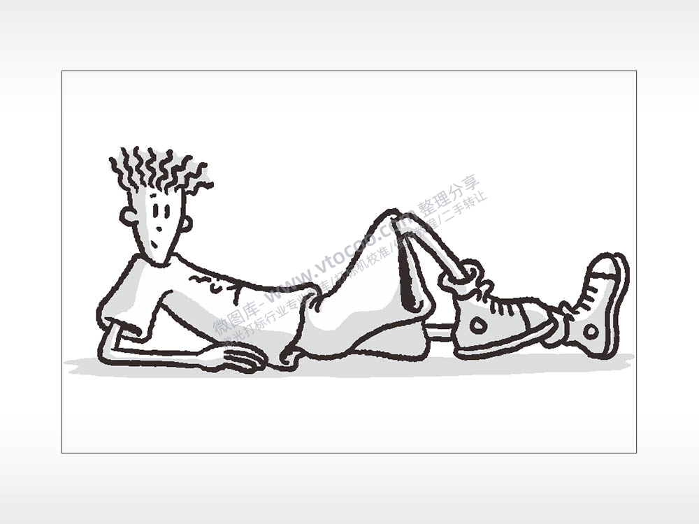 摆着躺着七喜小子卡通汽车贴花卡通名图精品车贴精选