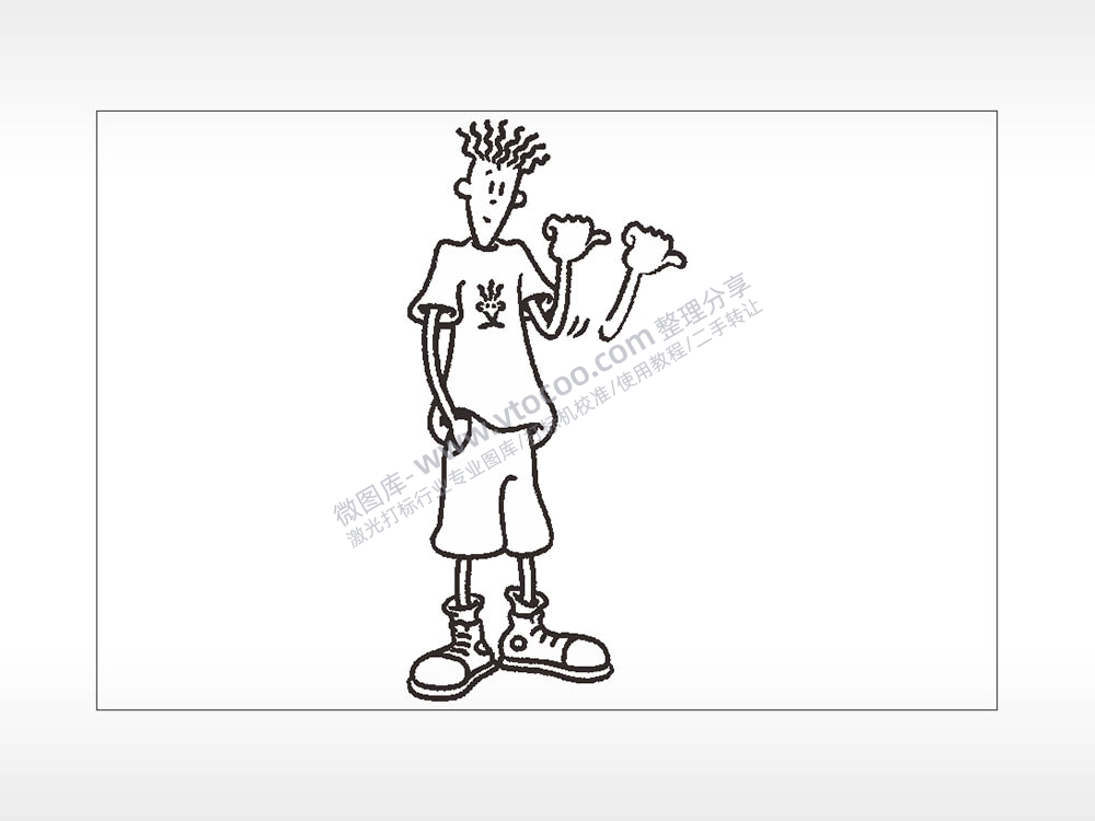 指挥这边走七喜小子卡通汽车贴花卡通名图精品车贴精选