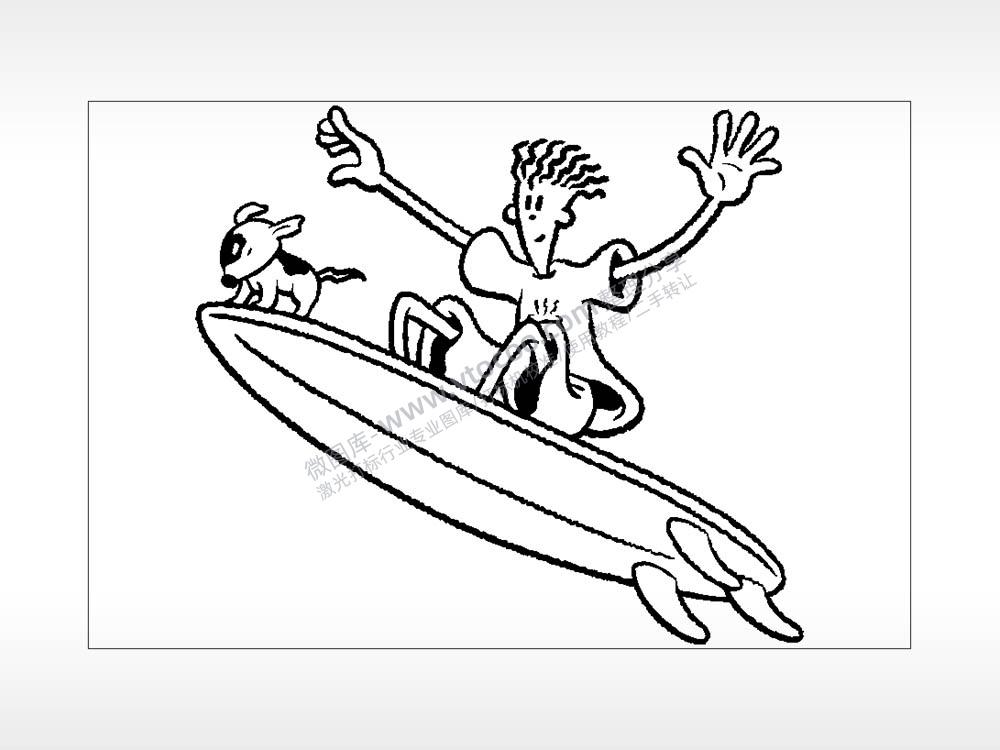 冲浪七喜小子卡通汽车贴花卡通名图精品车贴精选