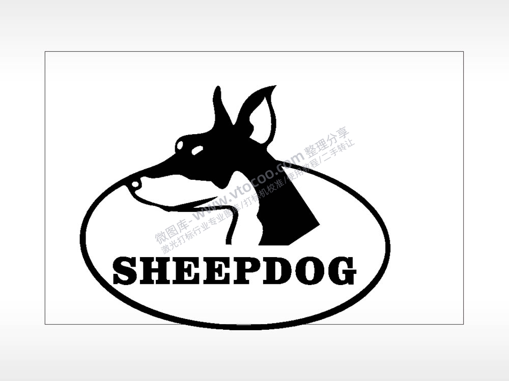SHEEPDOG德国宾莎犬汽车贴花卡通名图精品车贴精选