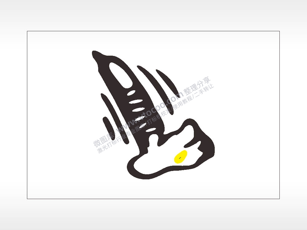 涂鸦汽车贴花精品车贴精选AI8.0格式激光打标文件通用矢量图