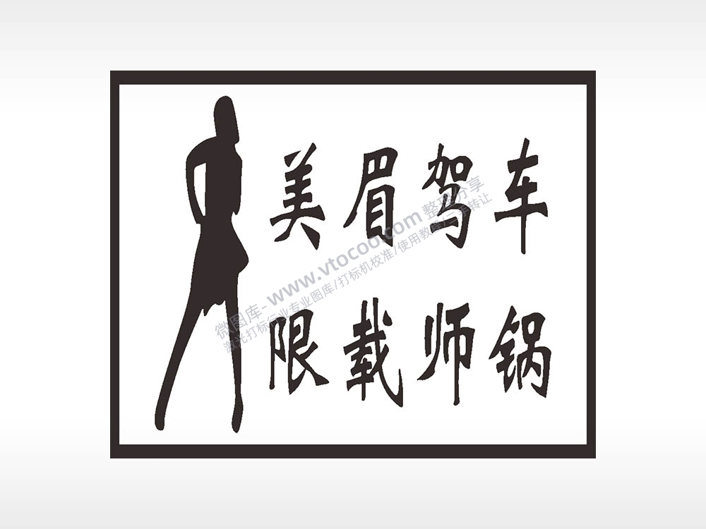 美眉驾车限载帅锅名图精品车贴精选