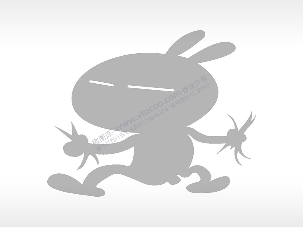 卡通图名图精品车贴精选AI8.0格式激光打标文件通用矢量图