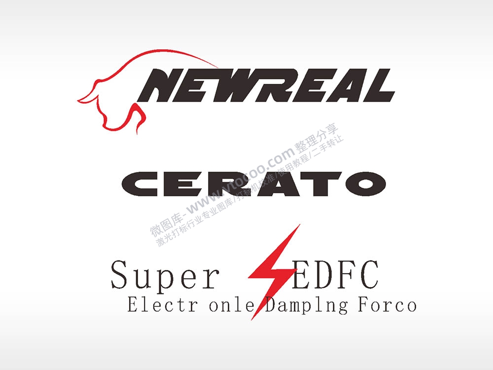 卡通图名图精品车贴精选AI8.0格式激光打标文件通用矢量图