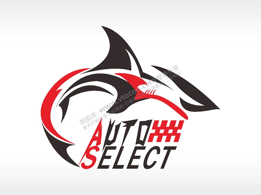 卡通图名图精品车贴精选AI8.0格式激光打标文件通用矢量图