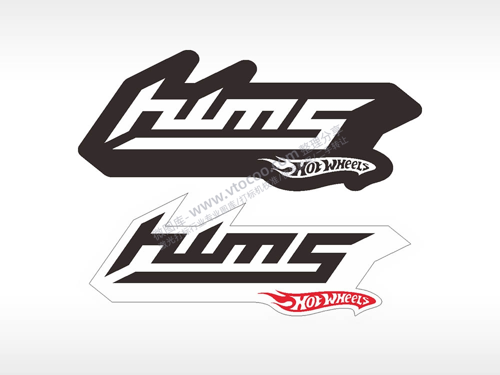 图形标志合集名图精品车贴精选AI8.0格式激光打标文件通用矢量图