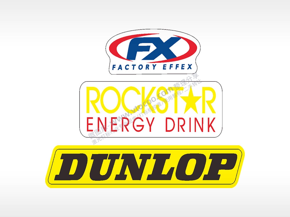 图形标志合集名图精品车贴精选AI8.0格式激光打标文件通用矢量图