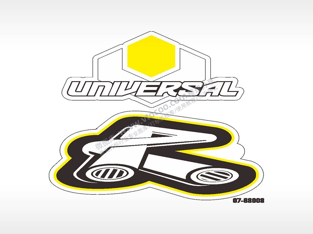 图形标志合集名图精品车贴精选AI8.0格式激光打标文件通用矢量图