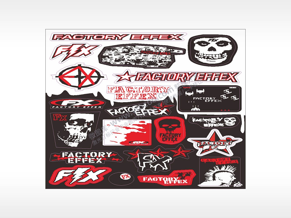 图形标志合集名图精品车贴精选AI8.0格式激光打标文件通用矢量图