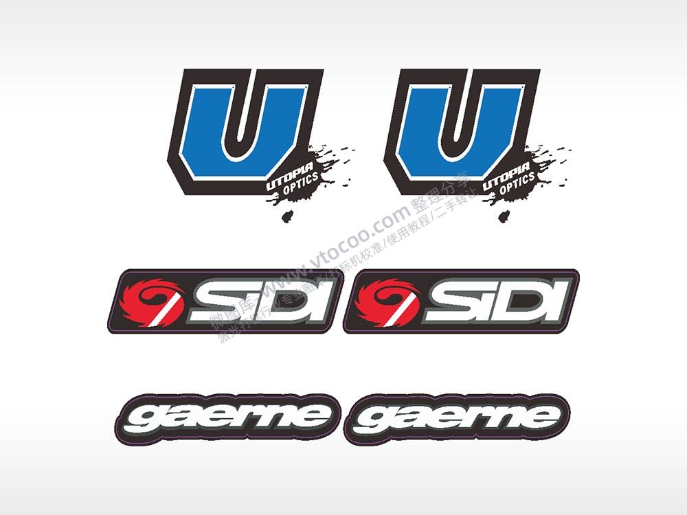 图形标志合集名图精品车贴精选AI8.0格式激光打标文件通用矢量图