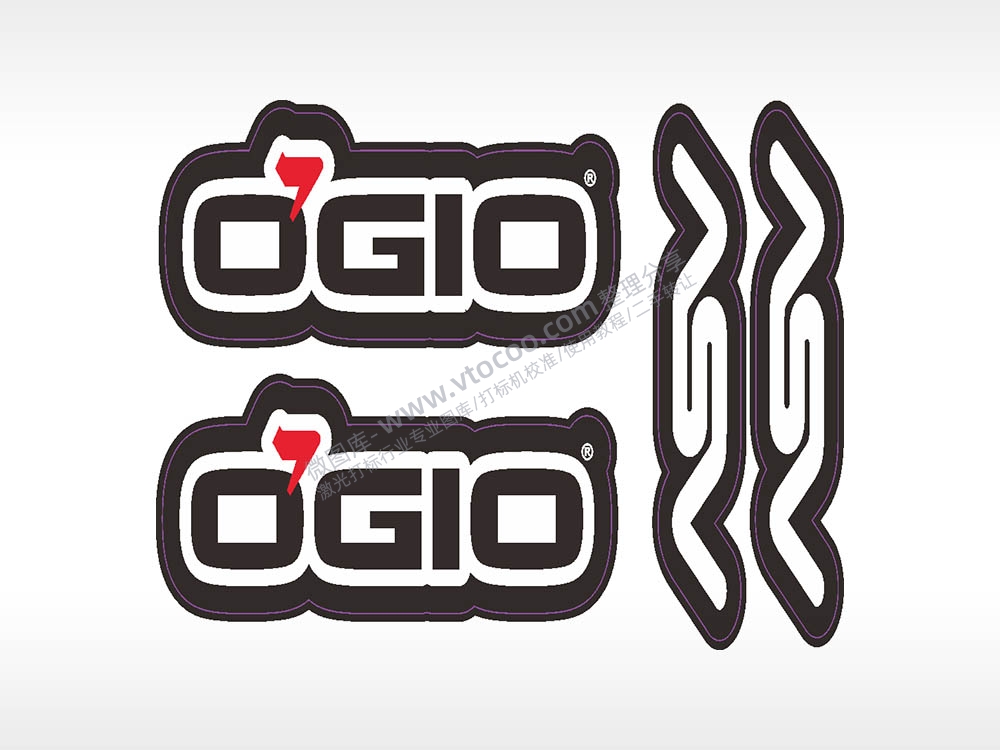 图形标志合集名图精品车贴精选AI8.0格式激光打标文件通用矢量图