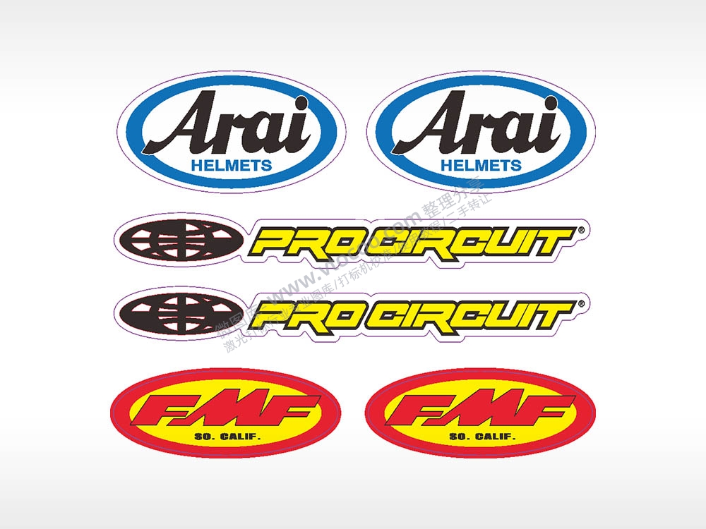 图形标志合集名图精品车贴精选AI8.0格式激光打标文件通用矢量图