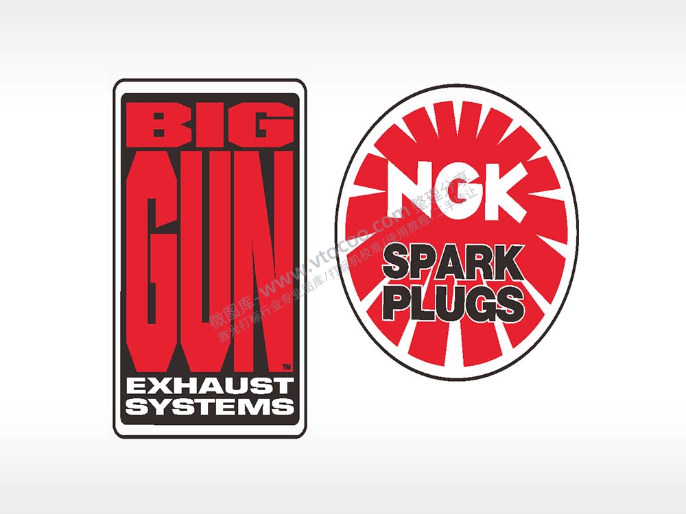 图形标志合集名图精品车贴精选AI8.0格式激光打标文件通用矢量图