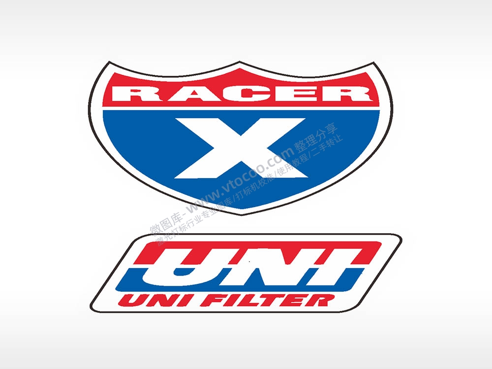 商标图形标志合集名图精品车贴精选AI8.0格式激光打标文件通用矢量图